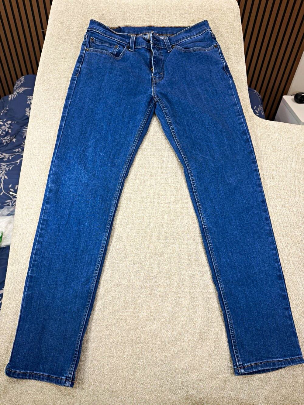 Levi's Men's Slim Fit Stretch Denim Jeans Blue Medium Wash Regular Size 32